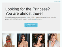 Tablet Screenshot of princessblueyez.com